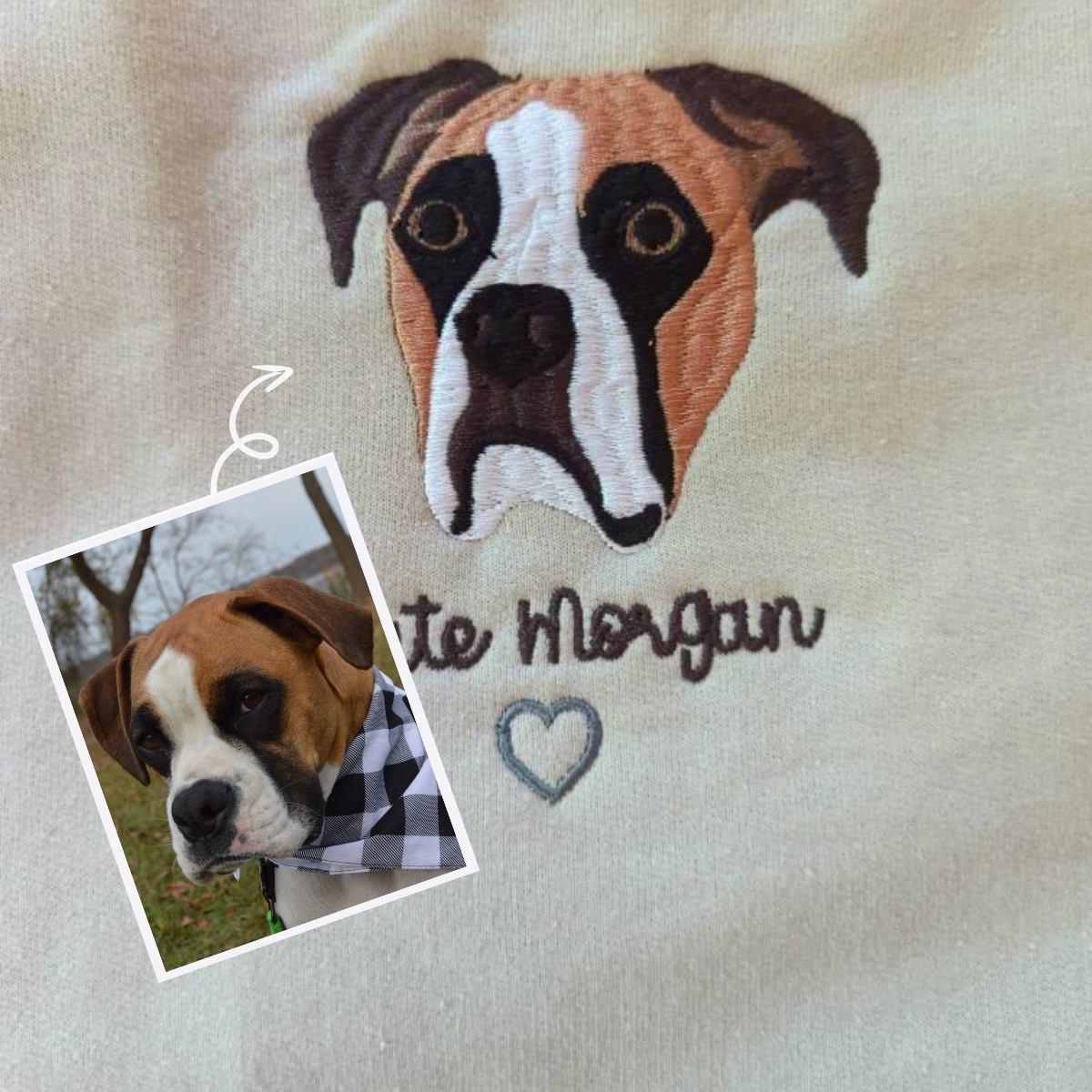 Yorkshire Terrier Sweatshirt or Hoodie, Custom Embroidered with Picture Name