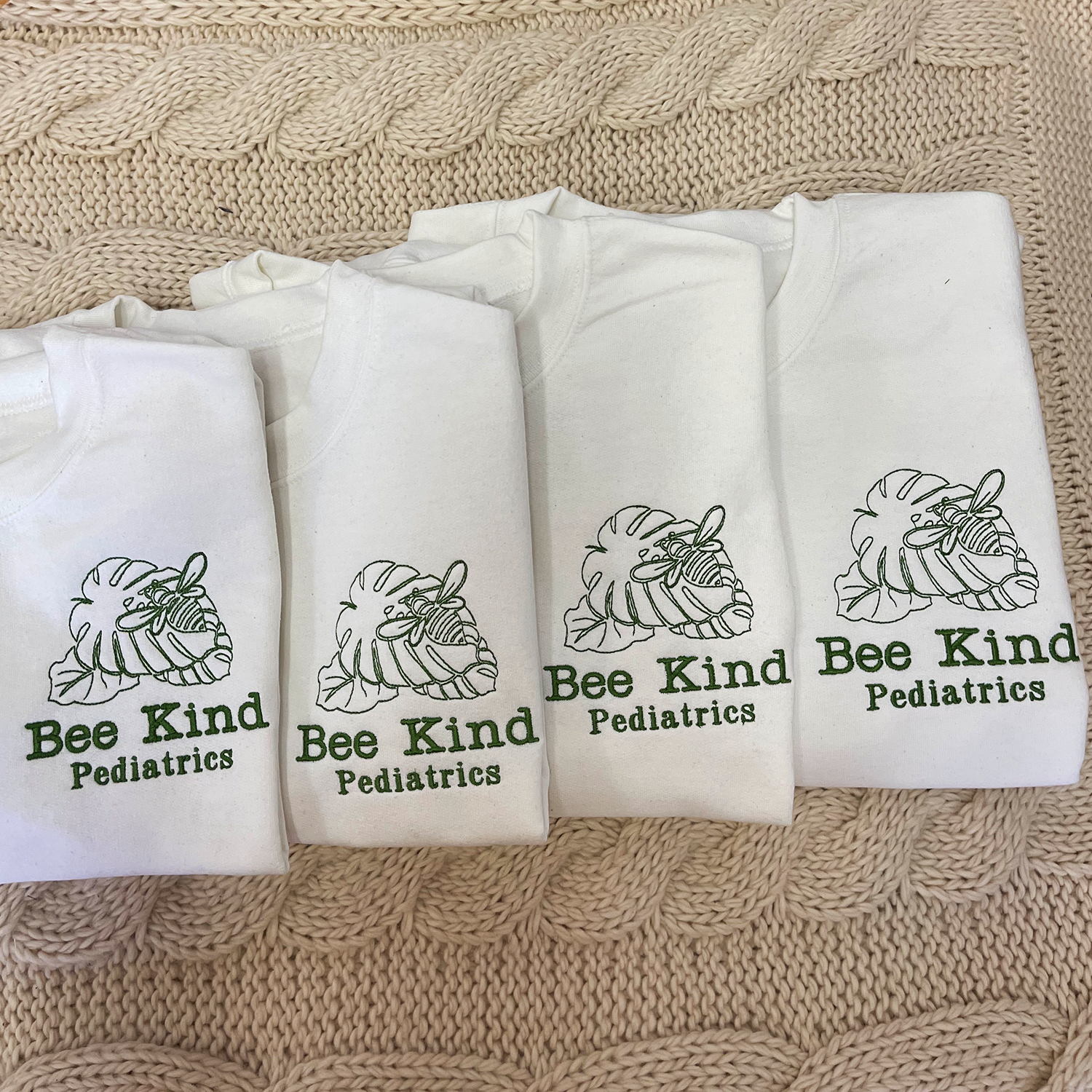 Comfort Color Custom Embroidered Text Logo T-Shirts